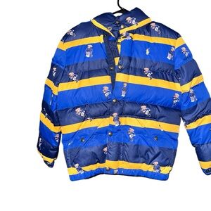 Polo by Ralph Lauren Blue and Yellow Kids Jacket